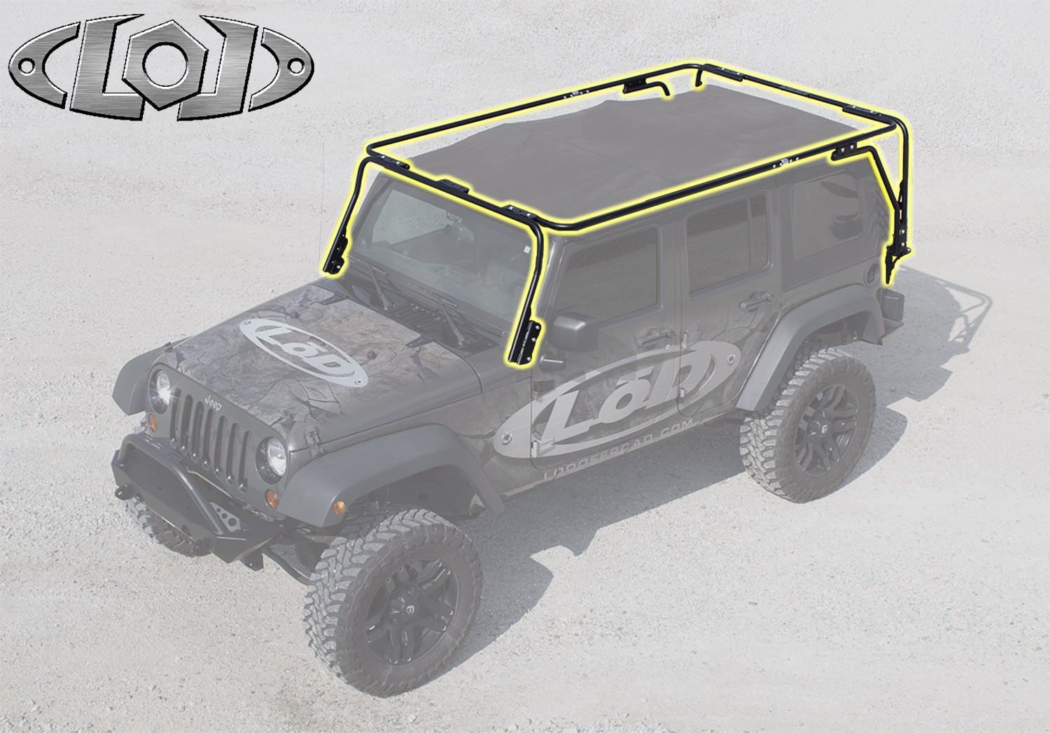 Jk soft discount top roof rack