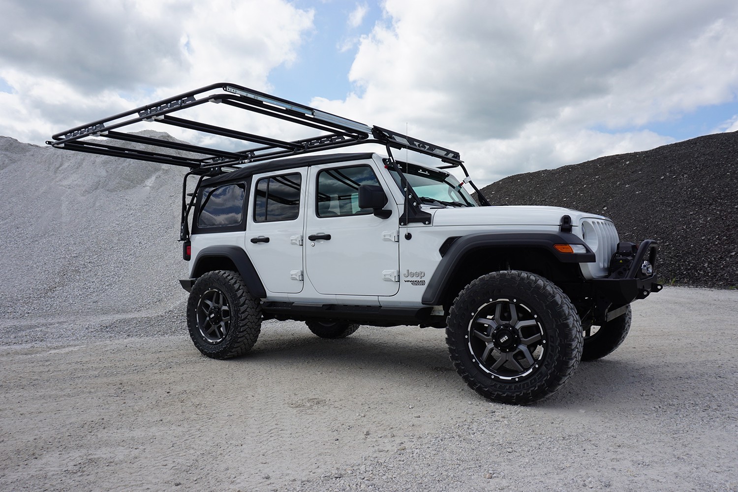 LoD Offroad | LoD Offroad Jeep JK / JL Destroyer 4 Door Sliding Roof Rack  Option (Mounts to Base Rack)