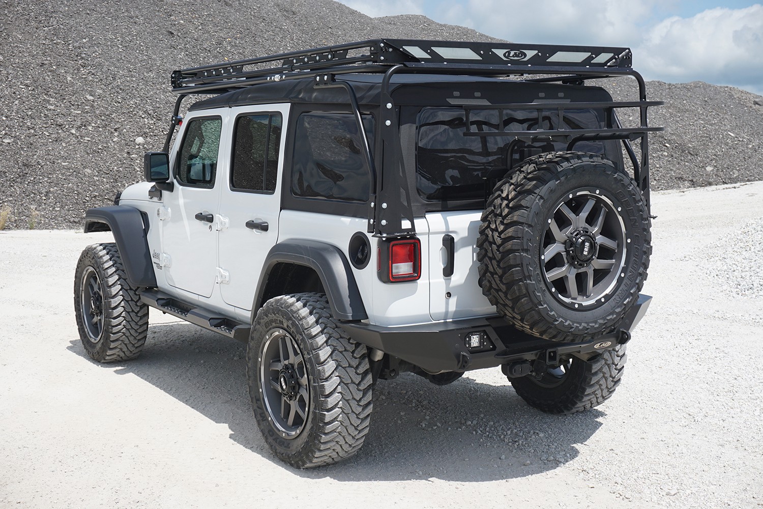 LoD Offroad LoD Offroad Jeep JK JL Destroyer 4 Door Sliding Roof Rack Option Mounts to Base Rack